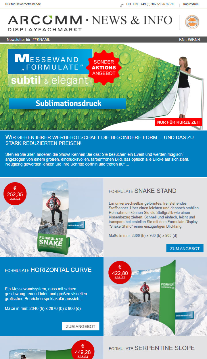 Vorschau Newsletter Formulate Snake